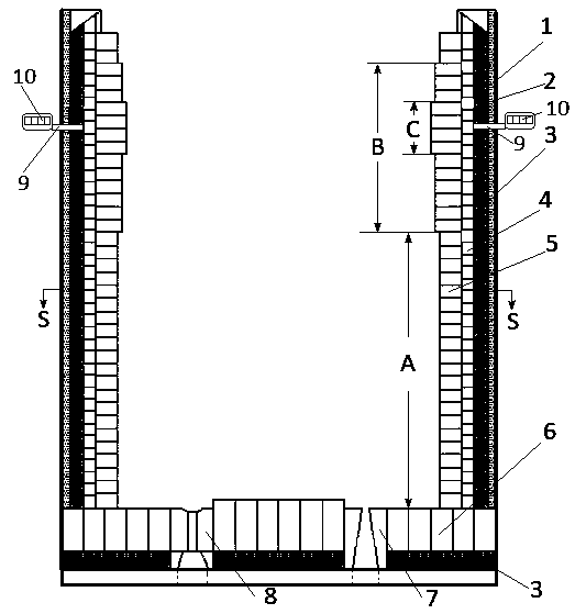 Steel ladle structure and manufacturing method thereof