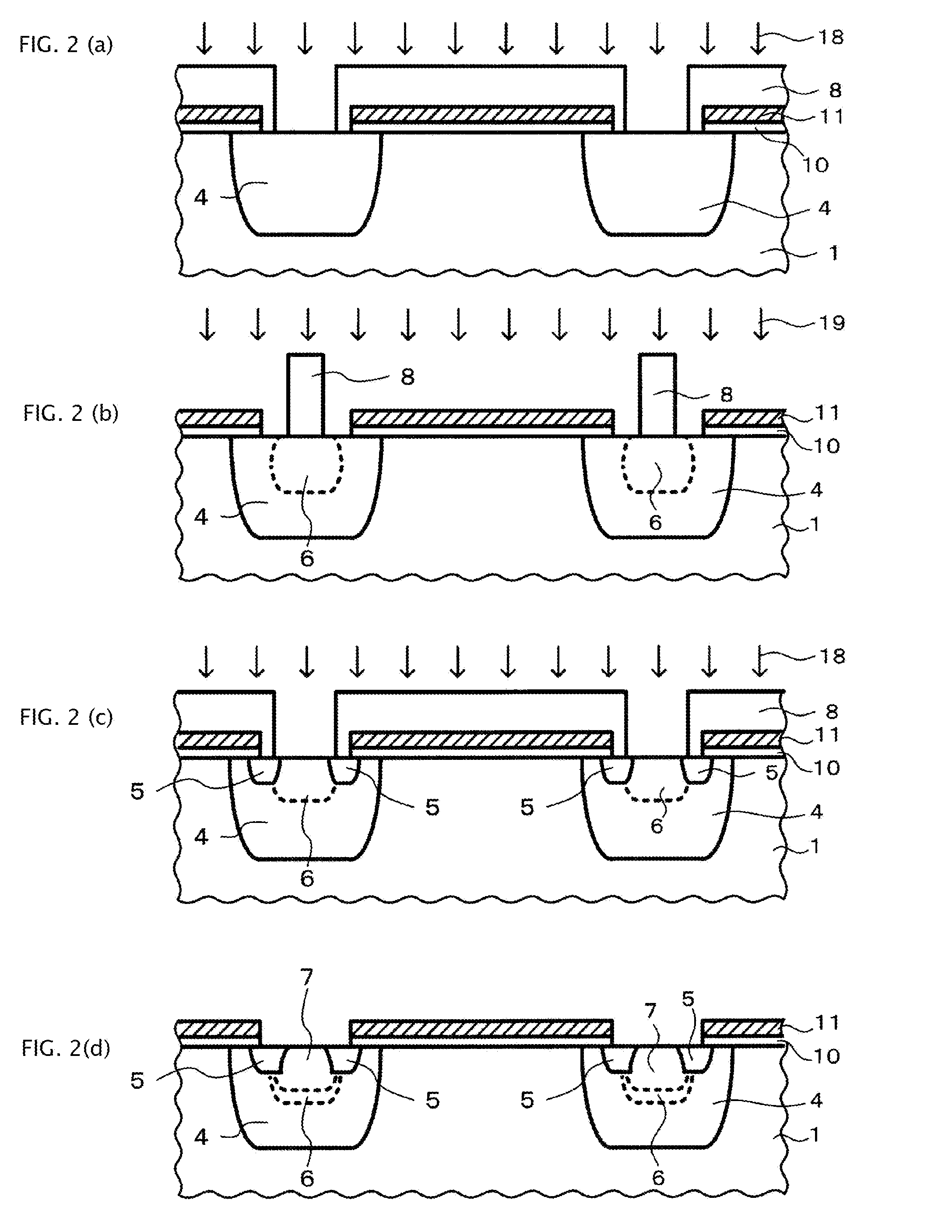 Semiconductor device including a counter layer, for power conversion and method of manufacturing the same