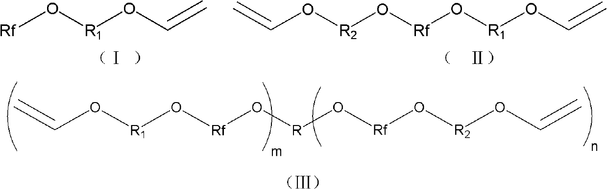 Fluorine contained aromatic polymerizing monomer with vinyl ether serving as end group and synthetic method