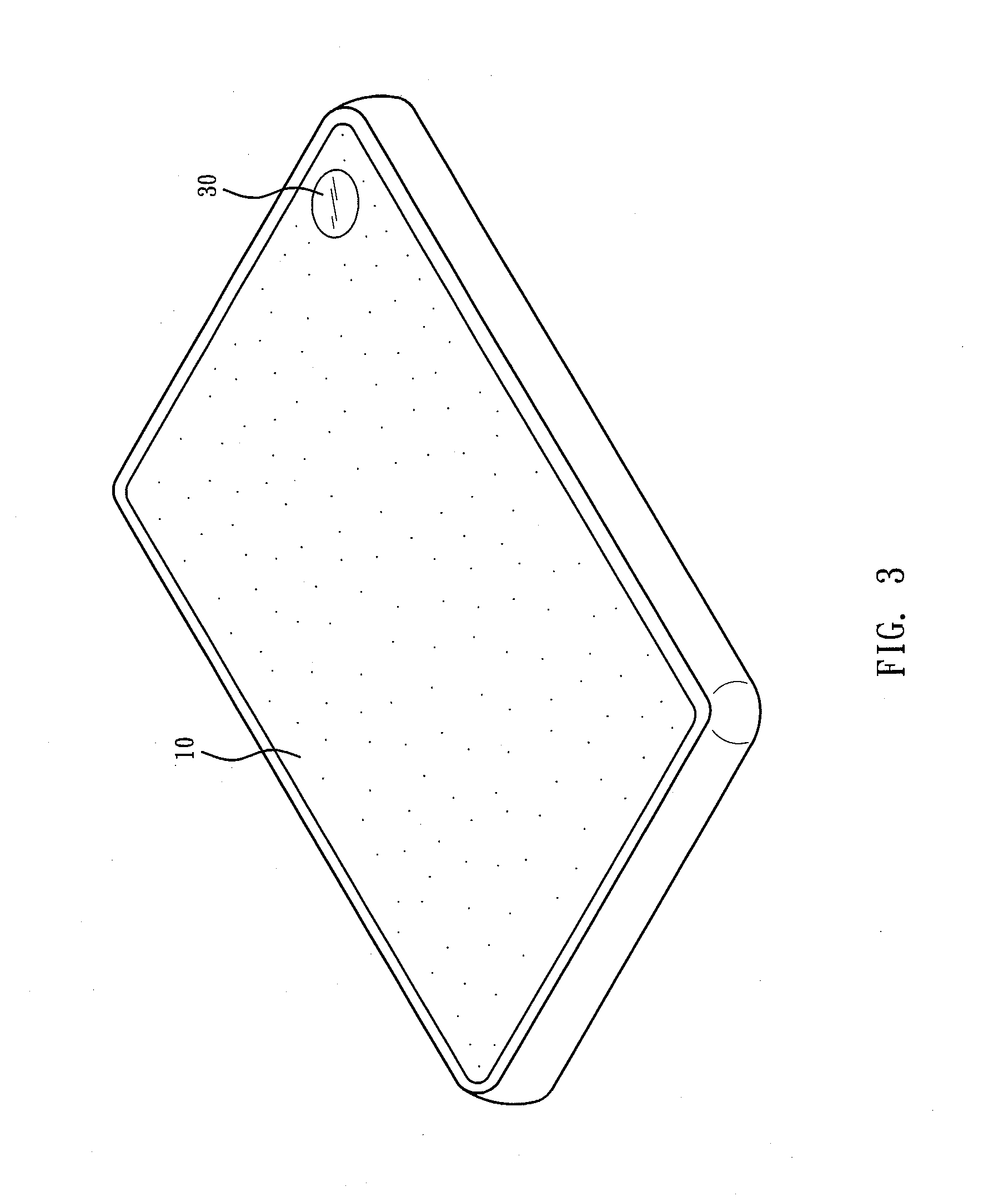 Method for locally forming smooth surface on frosted glass