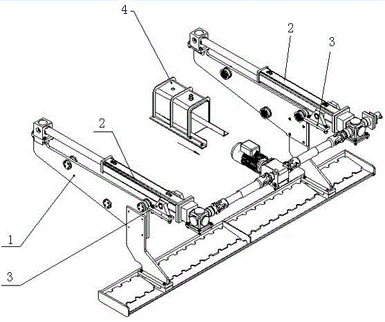 An edge shielding device of the cooling system after medium and heavy plate rolling