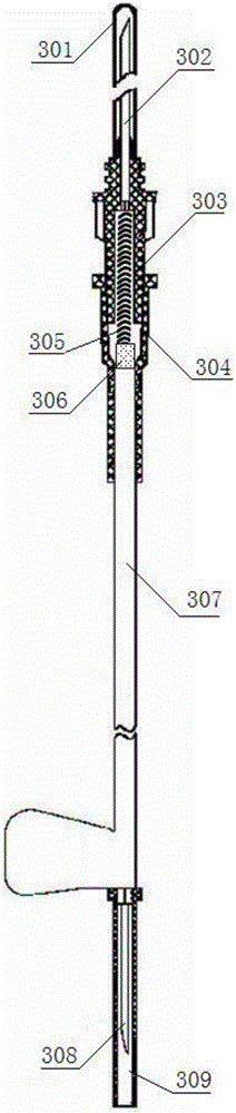 Anti-reflux structure of blood sampling needle