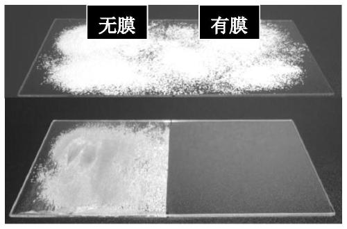 Nanometer self-cleaning film, preparation method thereof and lamp