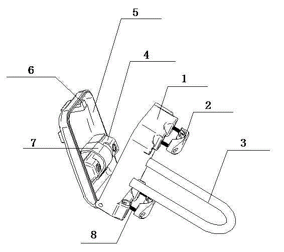 Box-type bicycle lock