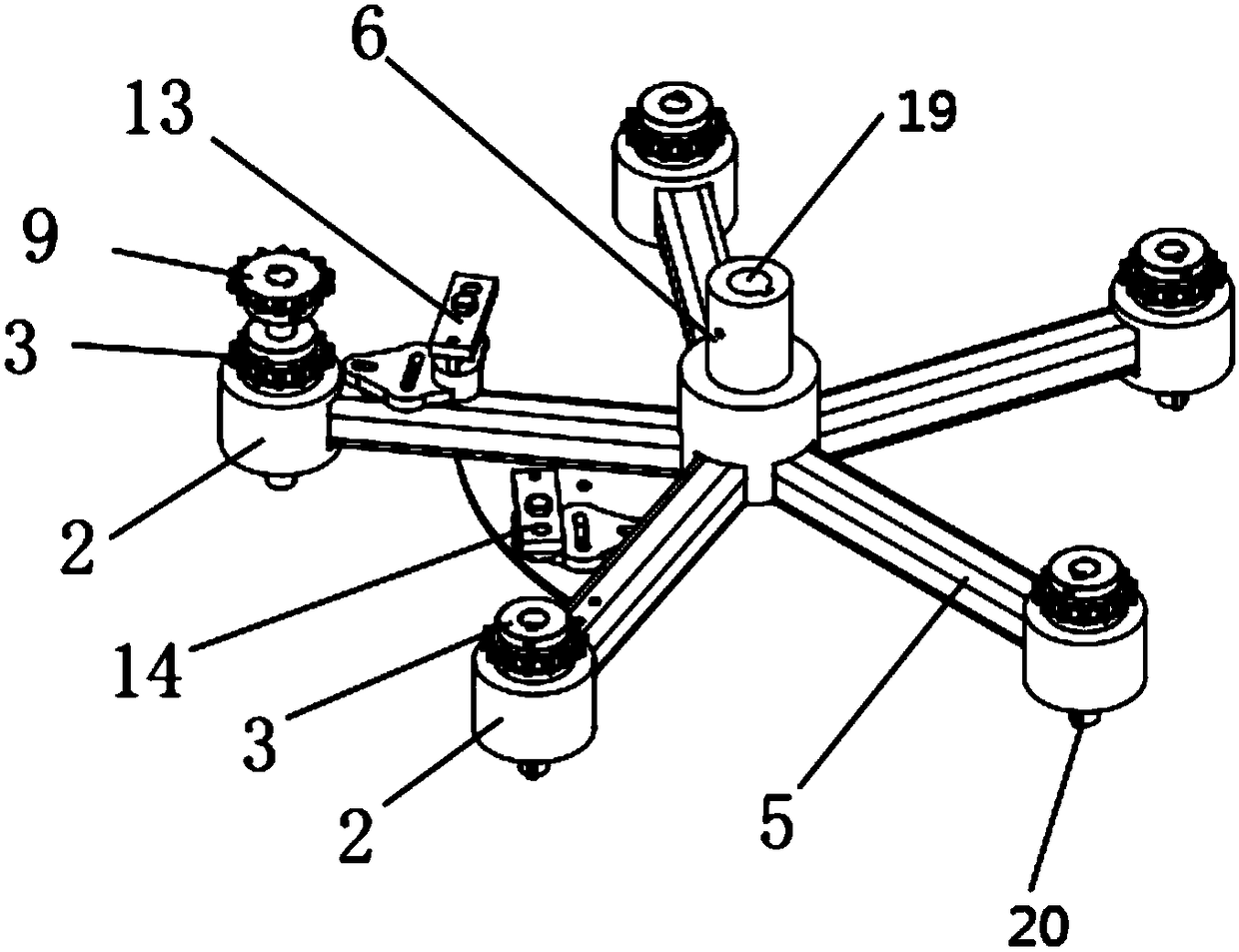 Transmission switching mechanism device