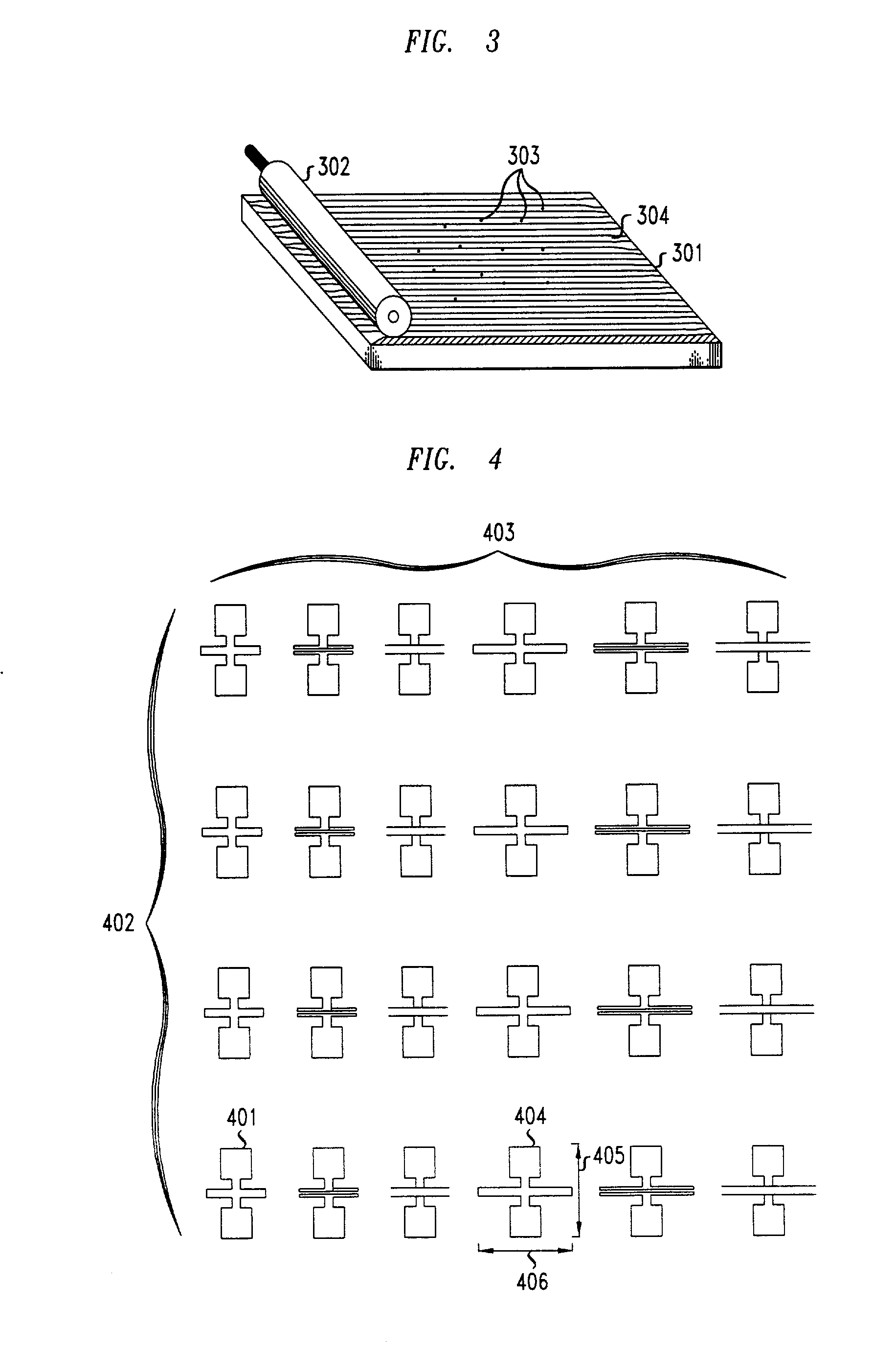 Method for removing unwanted particles from a surface used in the process of flexibly transferring a feature pattern from an inked surface to a substrate