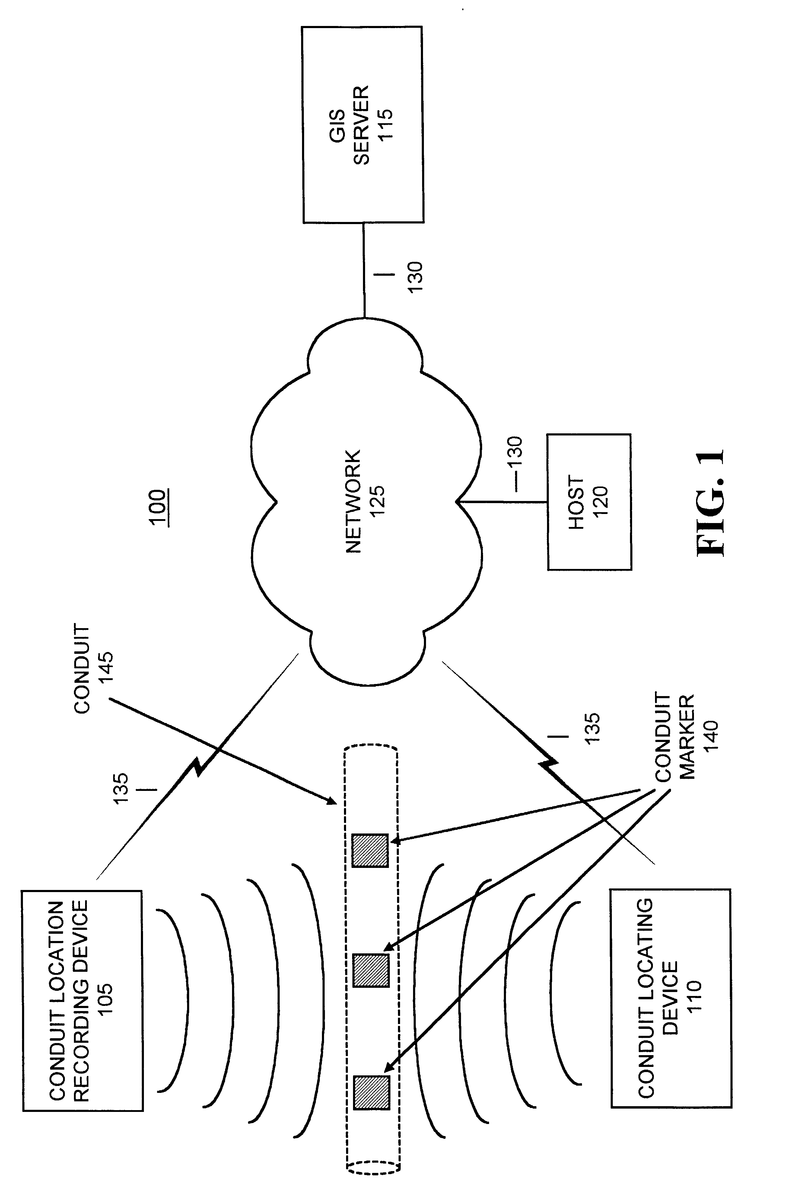 Systems and methods for identifying and mapping conduit location