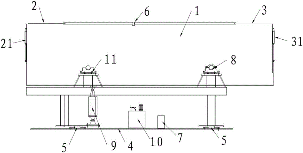 An on-site storage device for wet-mixed mortar