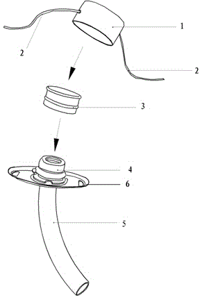 Metal endotracheal tube slippage-preventing cap and self-making method thereof