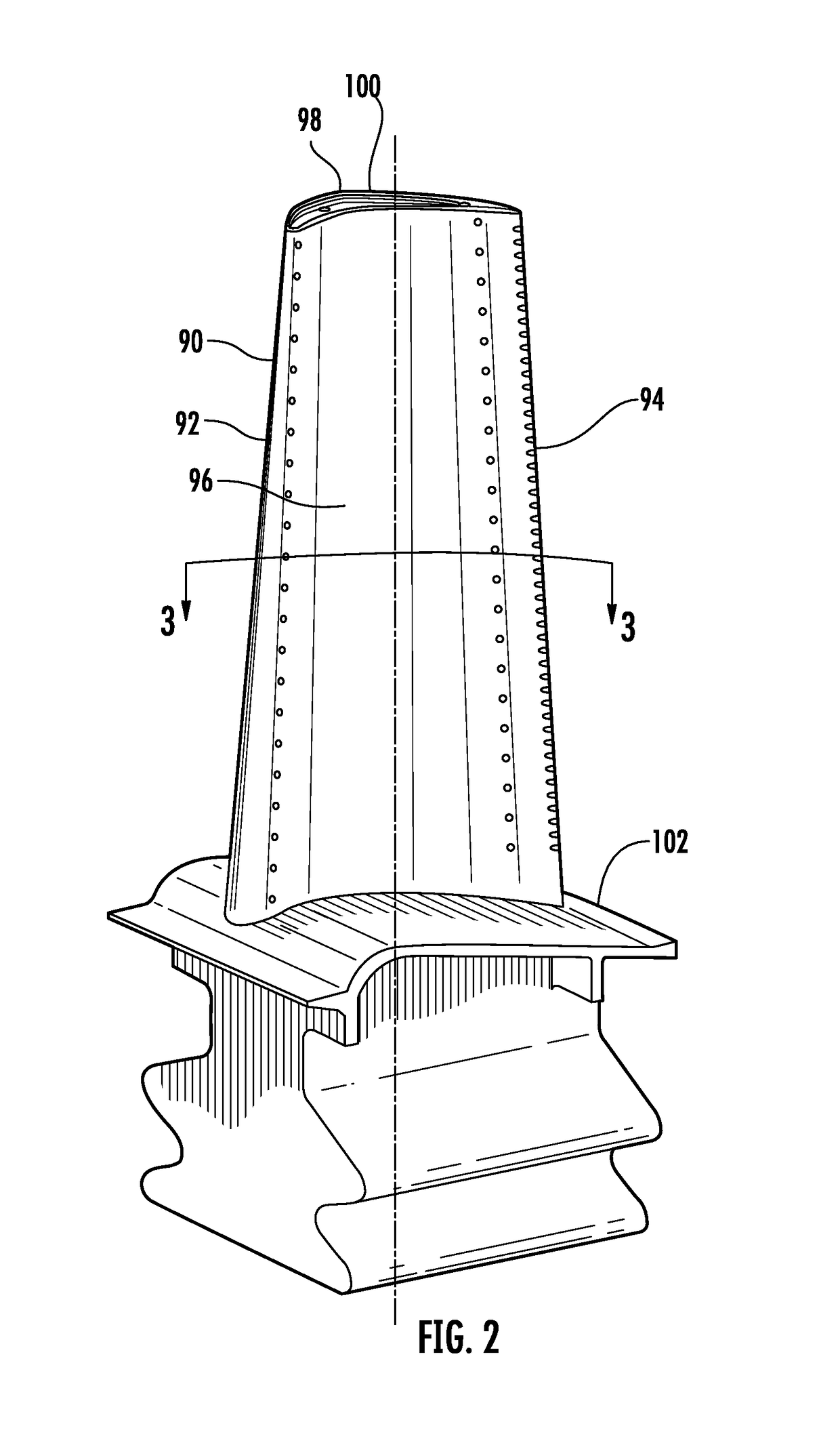 Impingement jet strike channel system within internal cooling systems