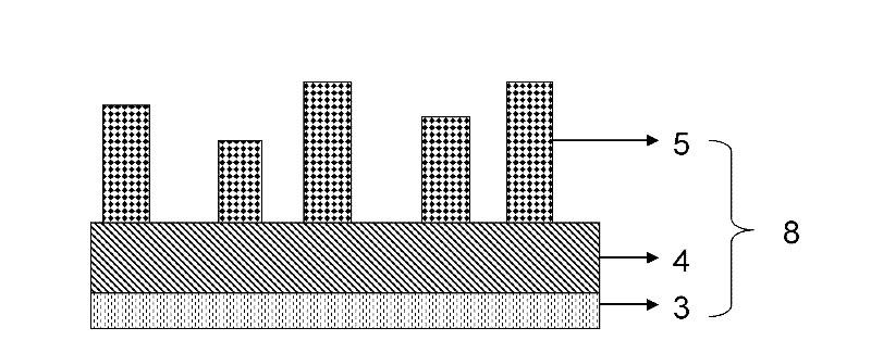 An organic semiconductor micro-nanocrystalline array, a preparation method thereof and application thereof in a photovoltaic cell