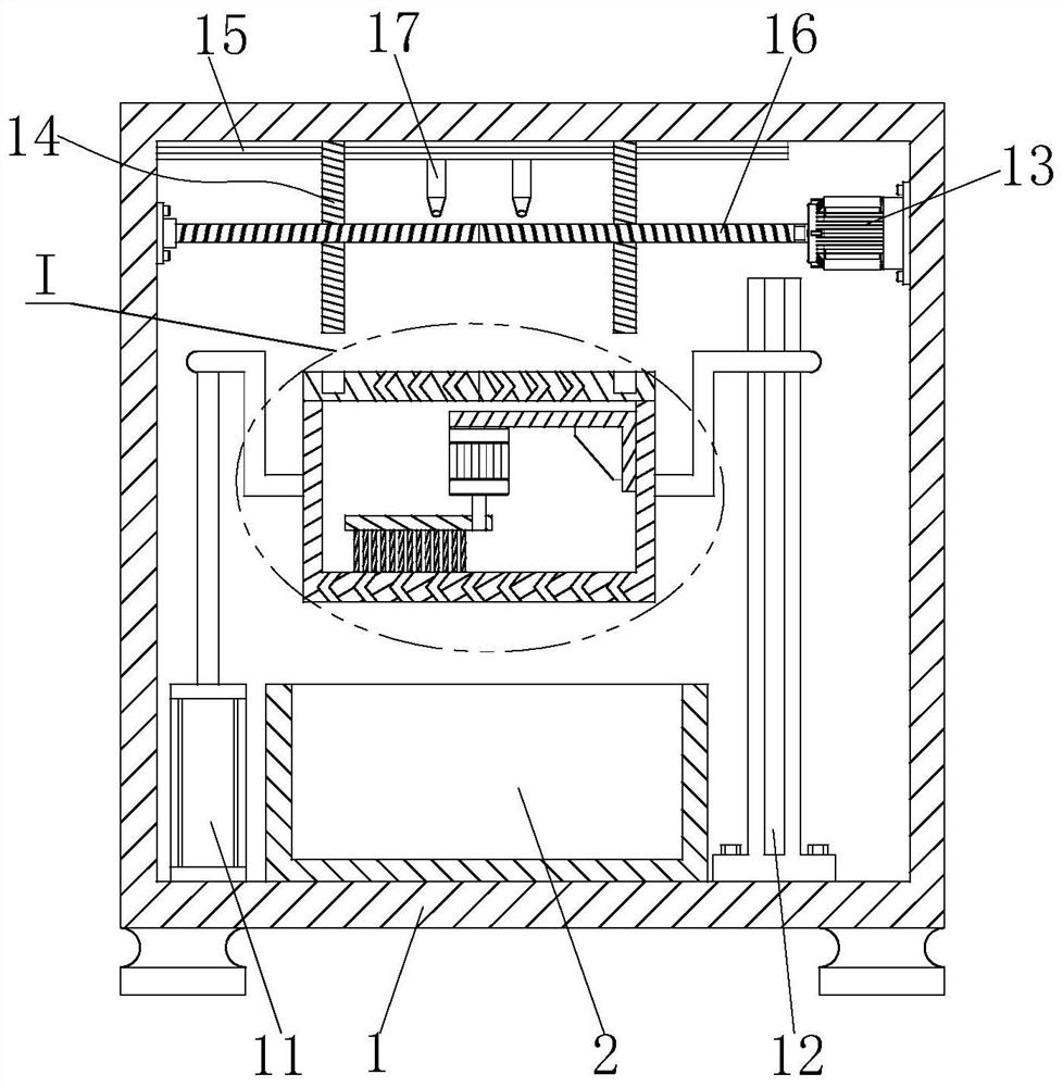 Device for cleaning bristles