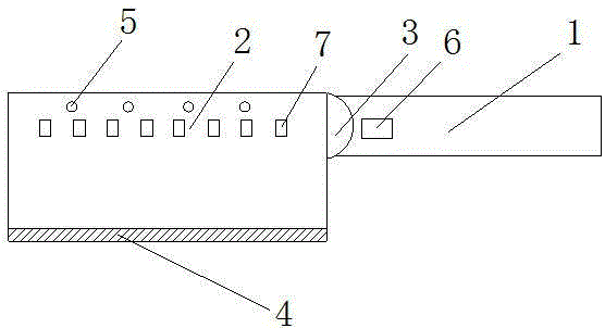 Sterilizing, wear-resisting and light-emitting cutter capable of being demounted rapidly