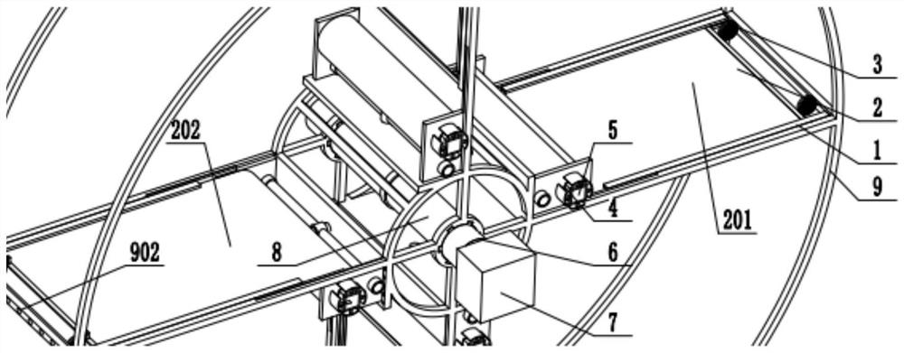 Driving energy-adjustable rotary wing aircraft with fixed wing and two pull curtains