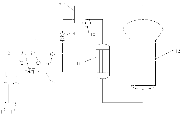 Circulation gas cooler anti-clogging technology for polyethylene prepared by vapor phase method and device