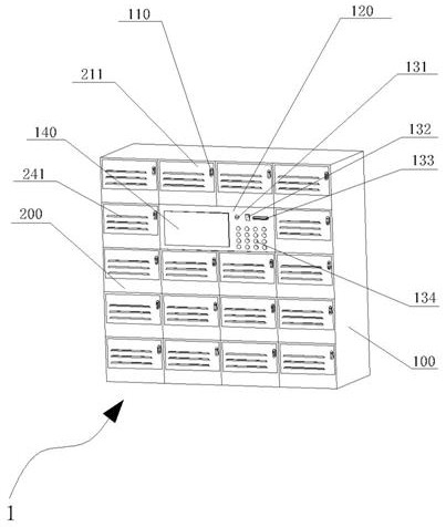 Body membrane disinfection storage cabinet