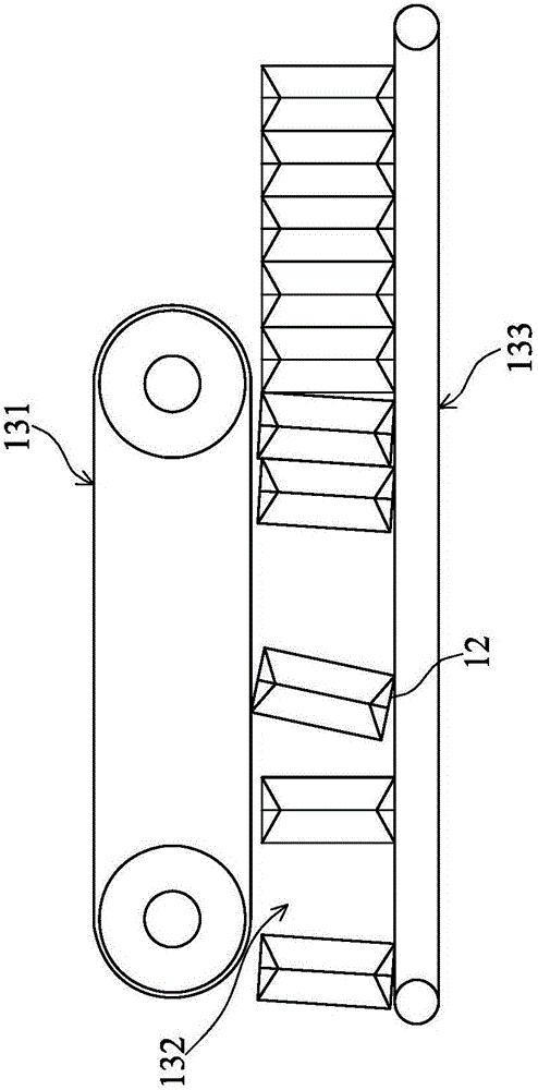 Conveying and packing mechanism