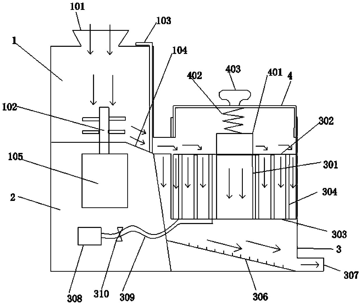 Juicer with membrane filter press