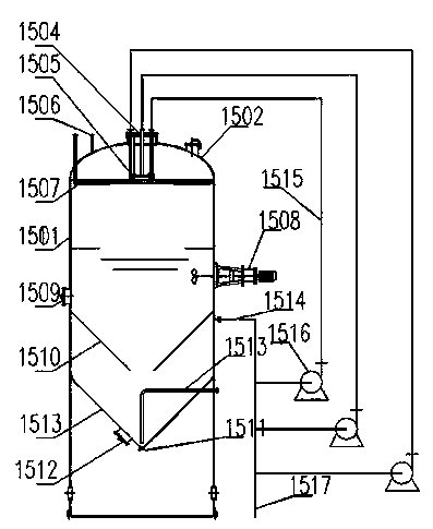 Sodium-potassium ratio adjusting device of device for recovering mixed alkali from indigo products