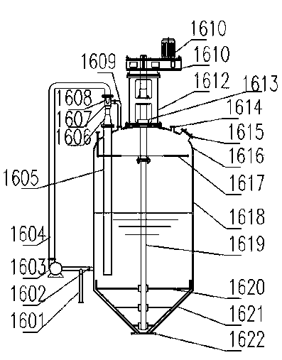 Sodium-potassium ratio adjusting device of device for recovering mixed alkali from indigo products