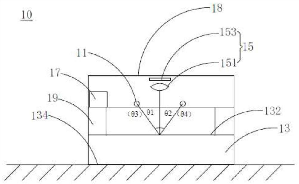 Early warning device, glass fixing equipment, glass early warning system and glass early warning method