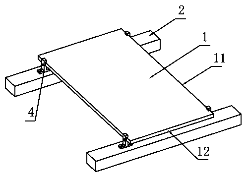 Clamping tool for testing mechanical load of photovoltaic module