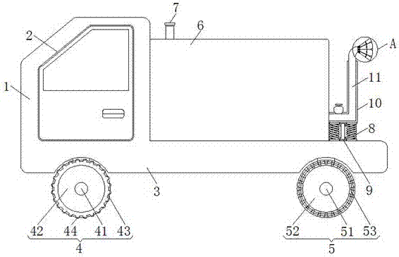 Artificial intelligent municipal garden water spraying method with adjustable spraying range