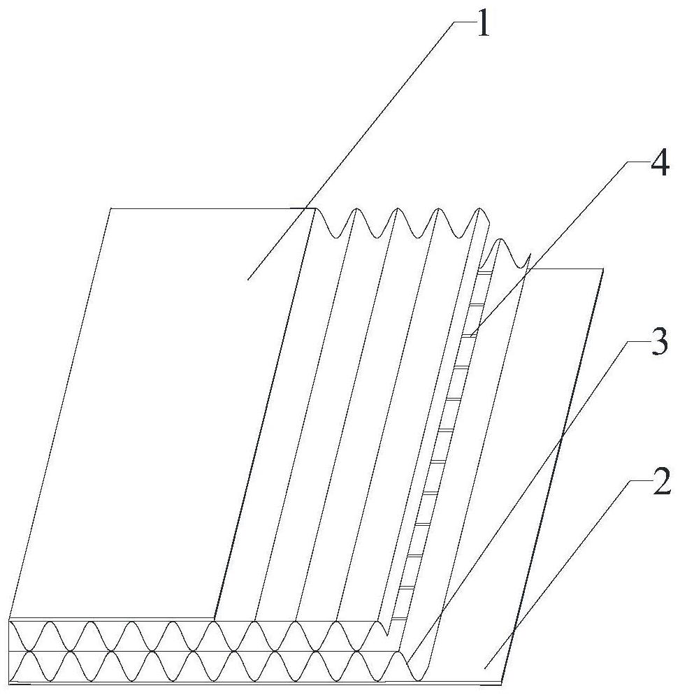 Green recoverable and degradable corrugated carton and production method thereof