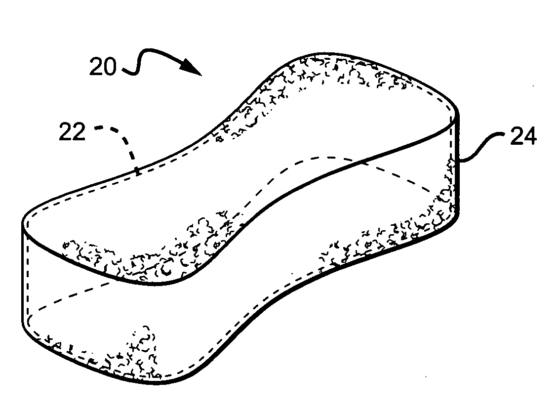 Sponge and cloth cleaning device