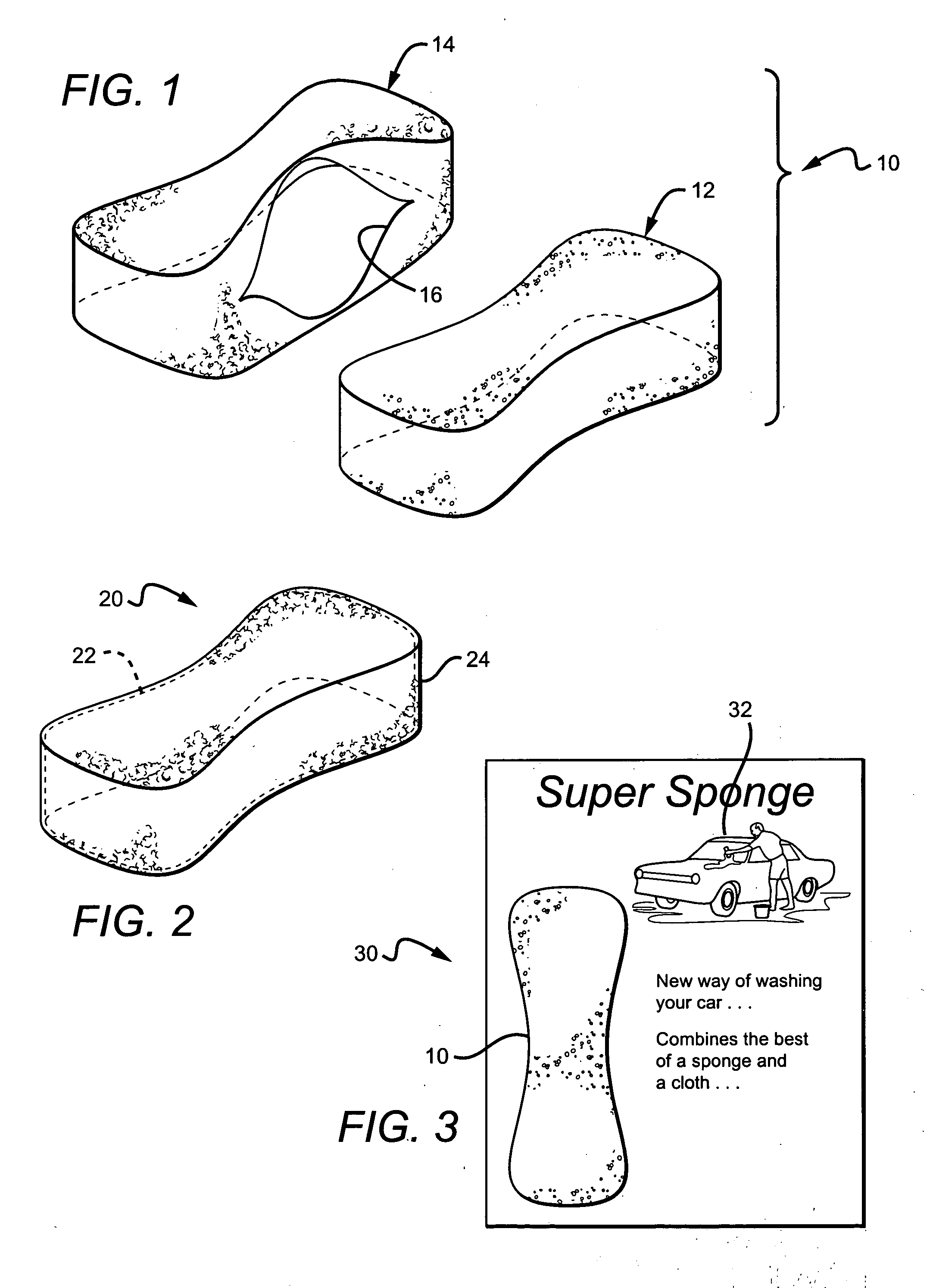 Sponge and cloth cleaning device