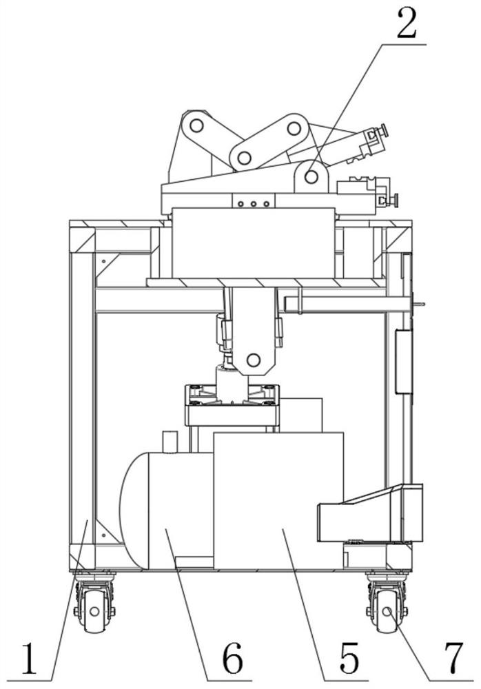 Vertical butt welding machine