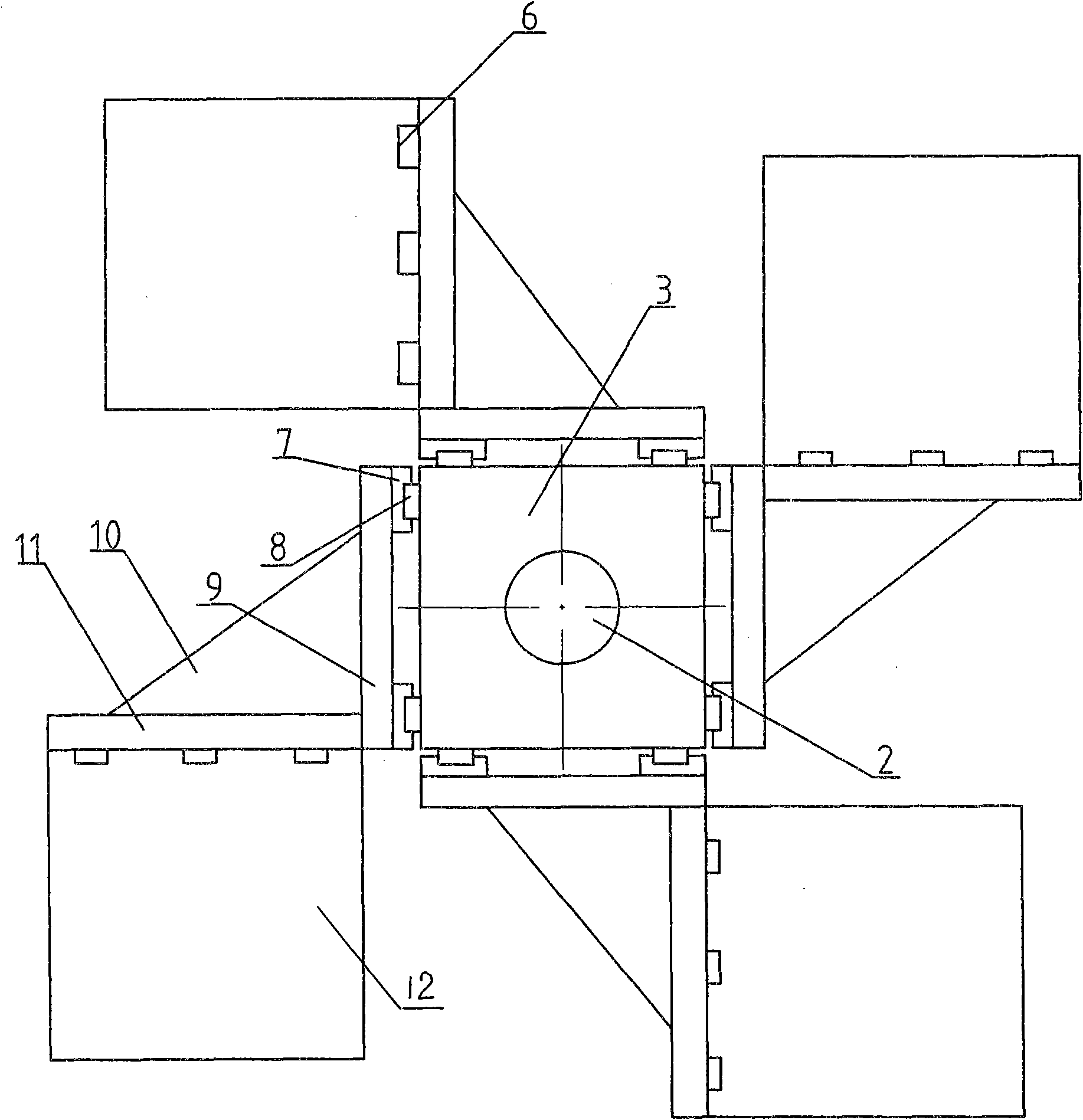 Rotary paper feeding mechanism of thermoprinting die-cutting and creasing machine