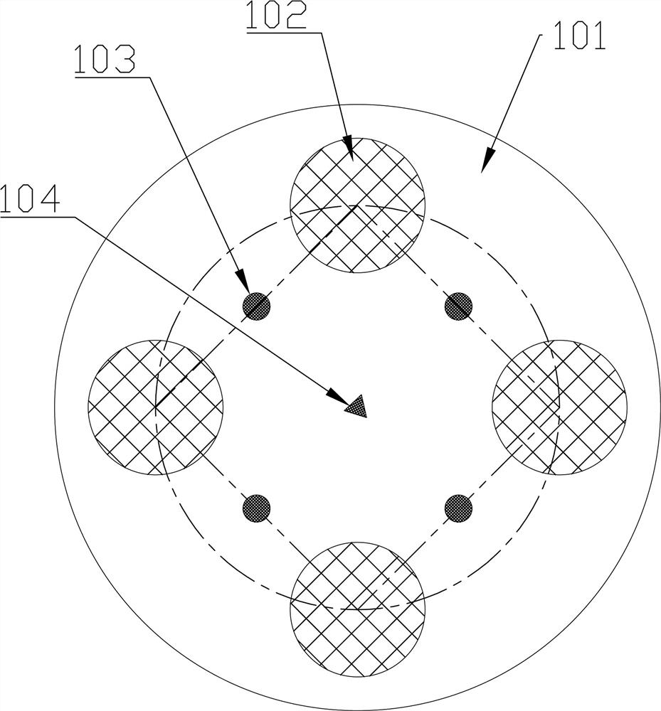 Polarization-maintaining fiber with multi-core panda structure and its coupling device