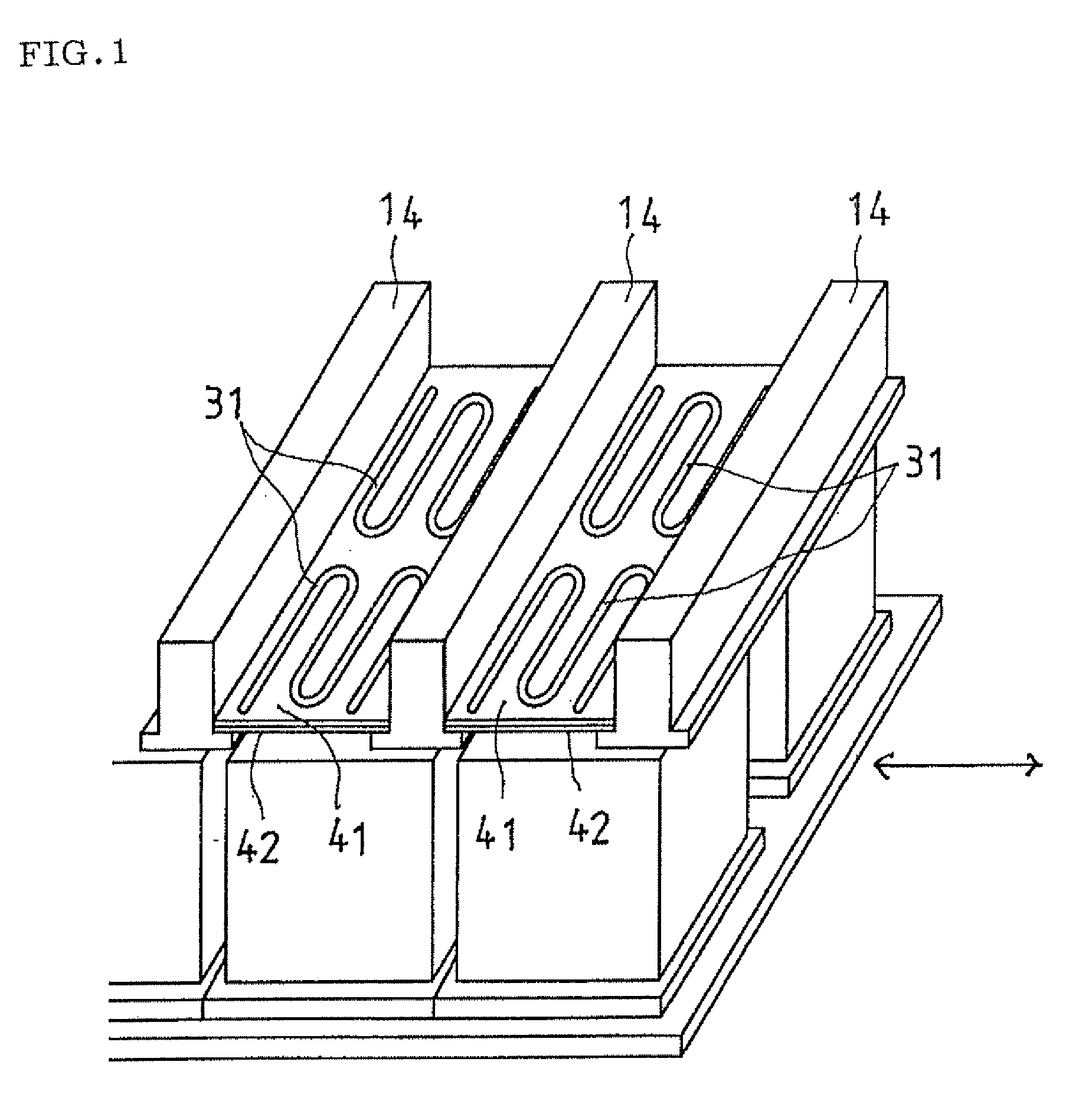 Support structure of heater