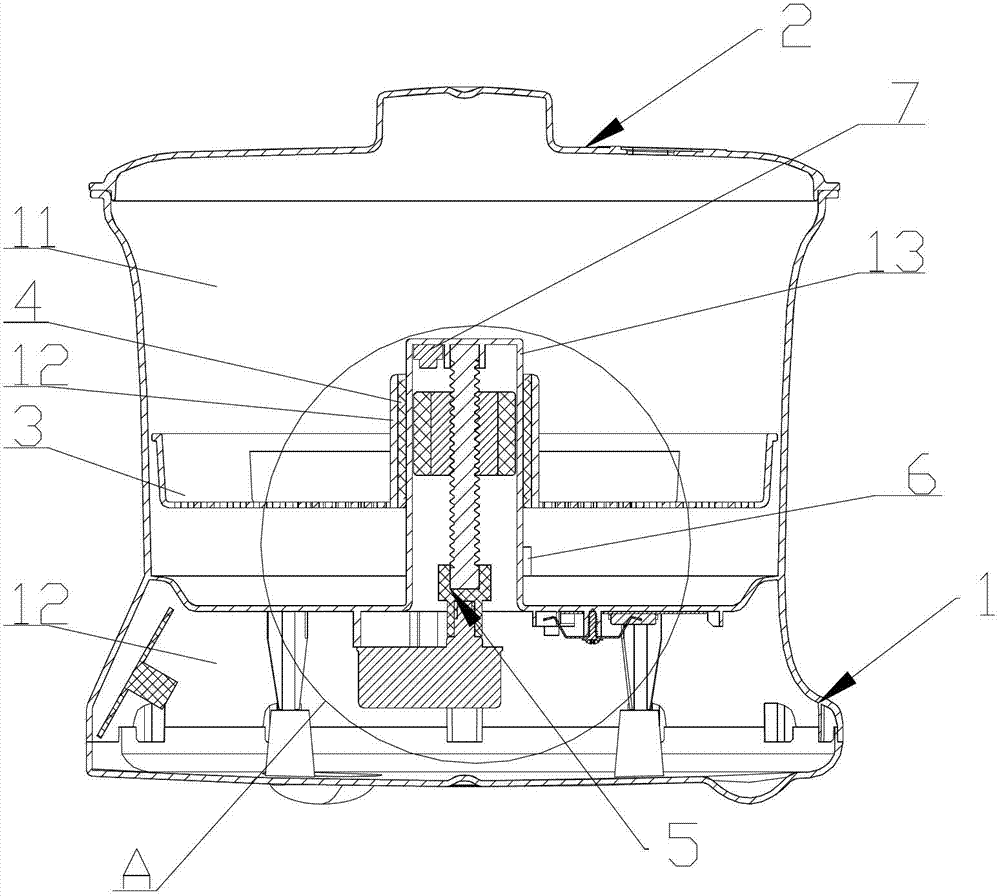 Lift bean sprouting machine and control method thereof