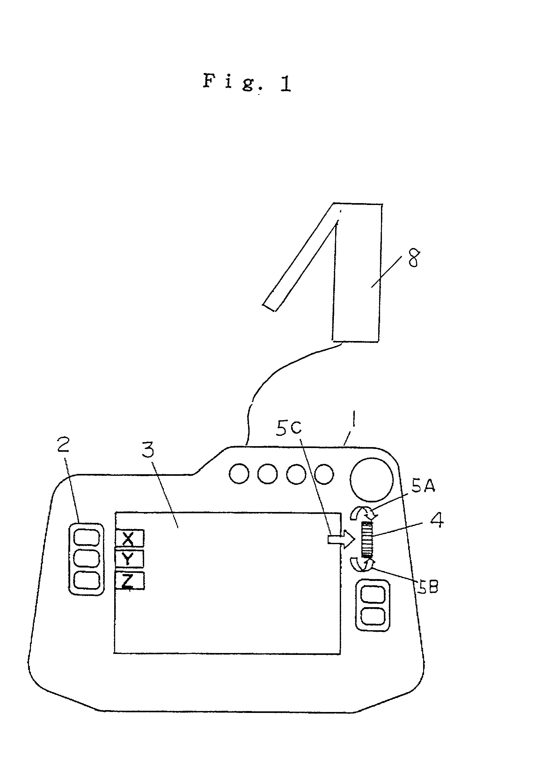 Teaching device for robots, robot using same, and robot operating method