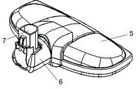 Anti-winding structure of dust collector rolling brush