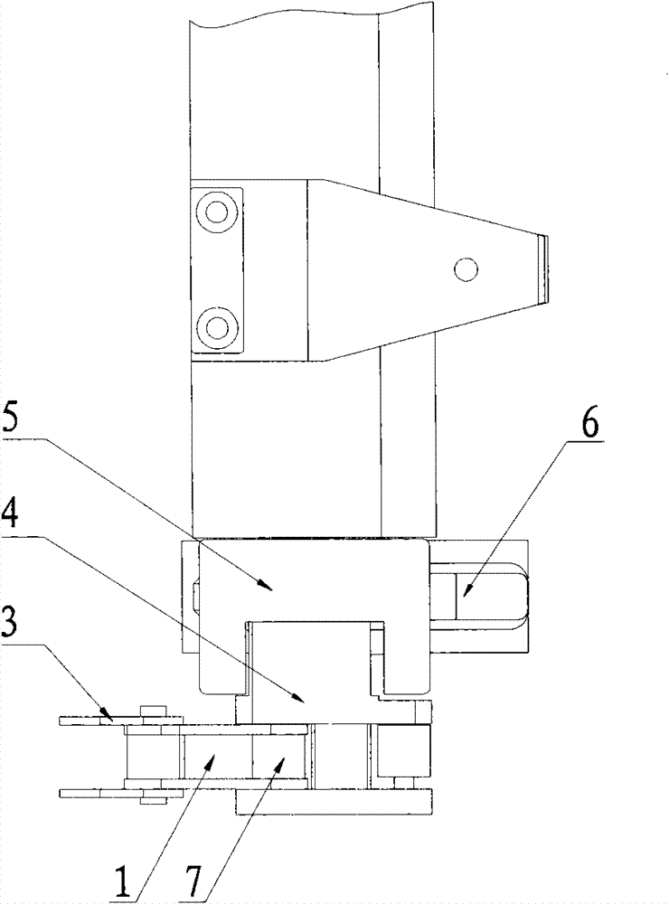 Tooth row positioning device and working method thereof