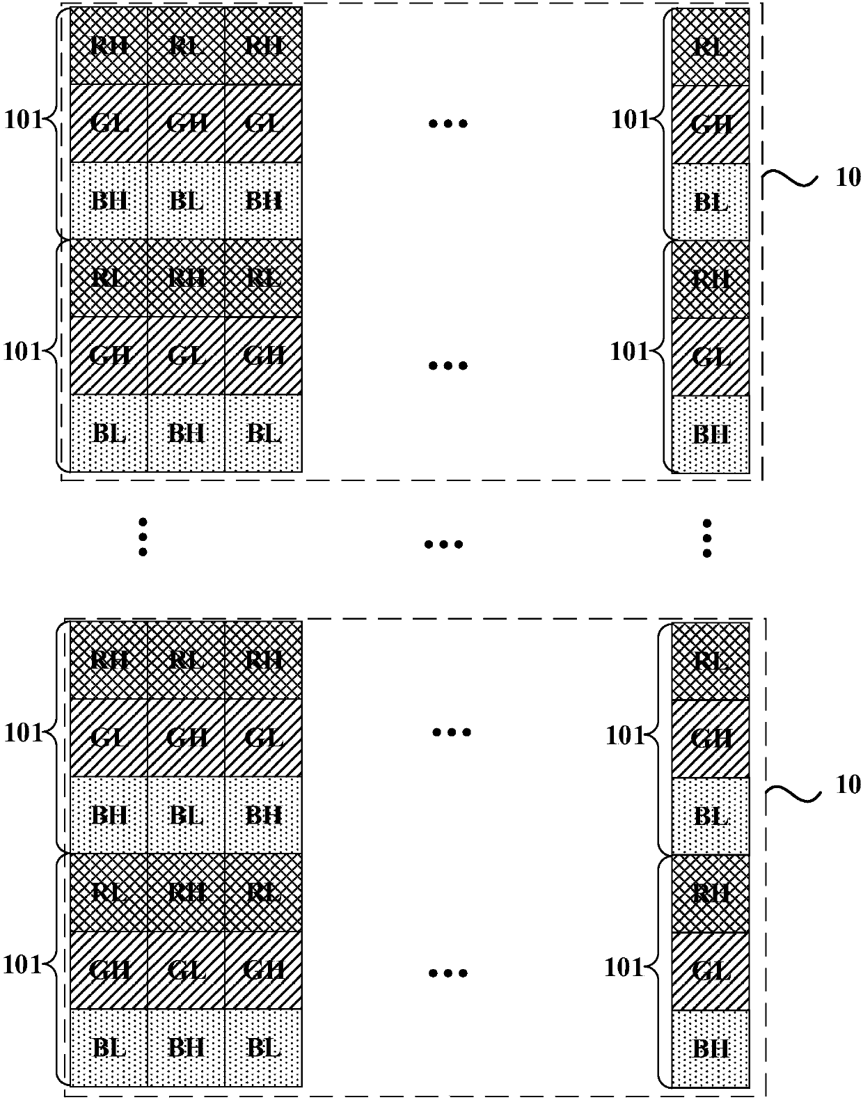 A driving method, driving device and display device of a display panel