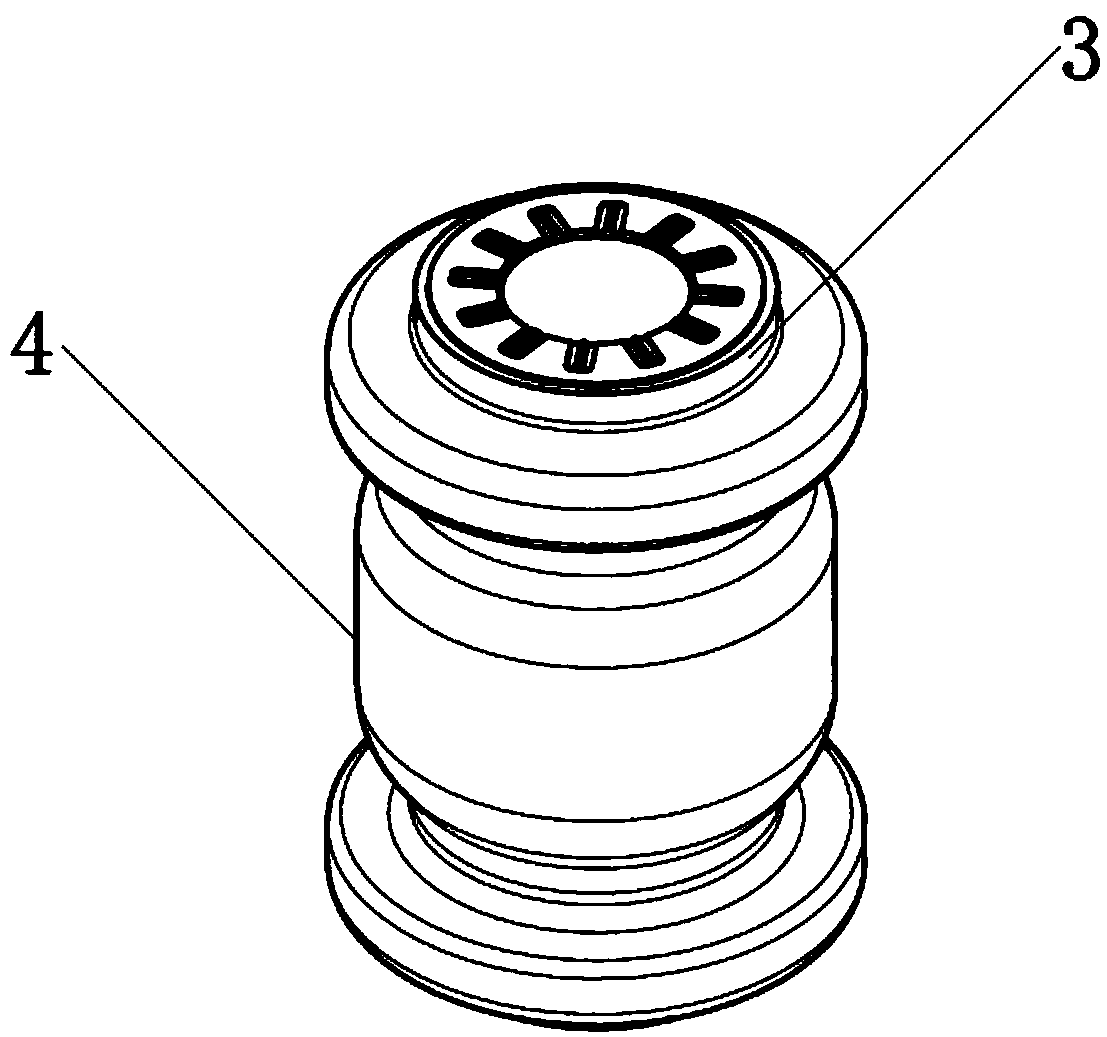 Loosening preventing and shaft breaking preventing structure of suspension bush