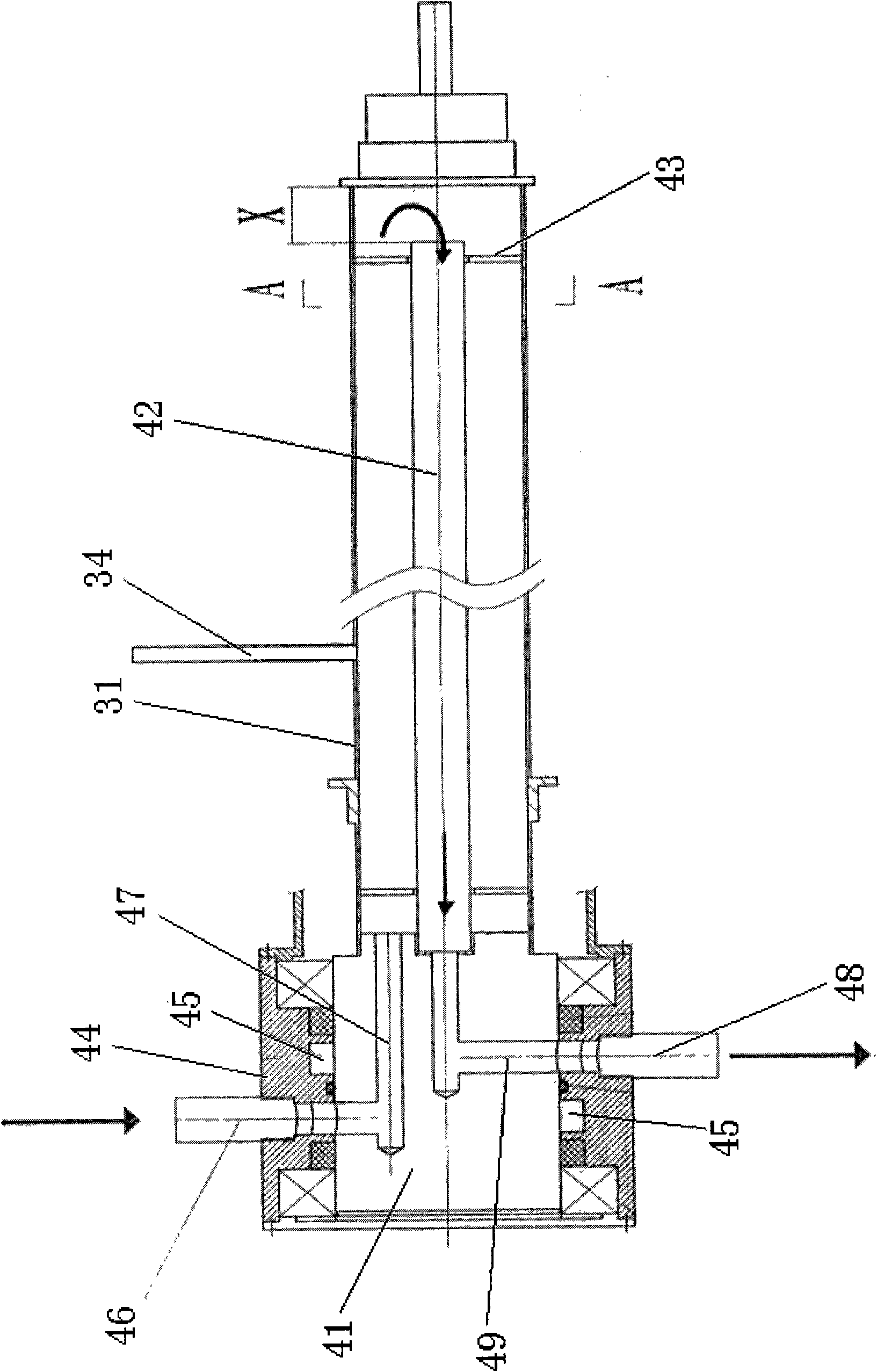 Acidification device and method of high-solid content dry livestock and poultry manure