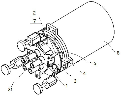 A tire bolt tightening machine calibration auxiliary device