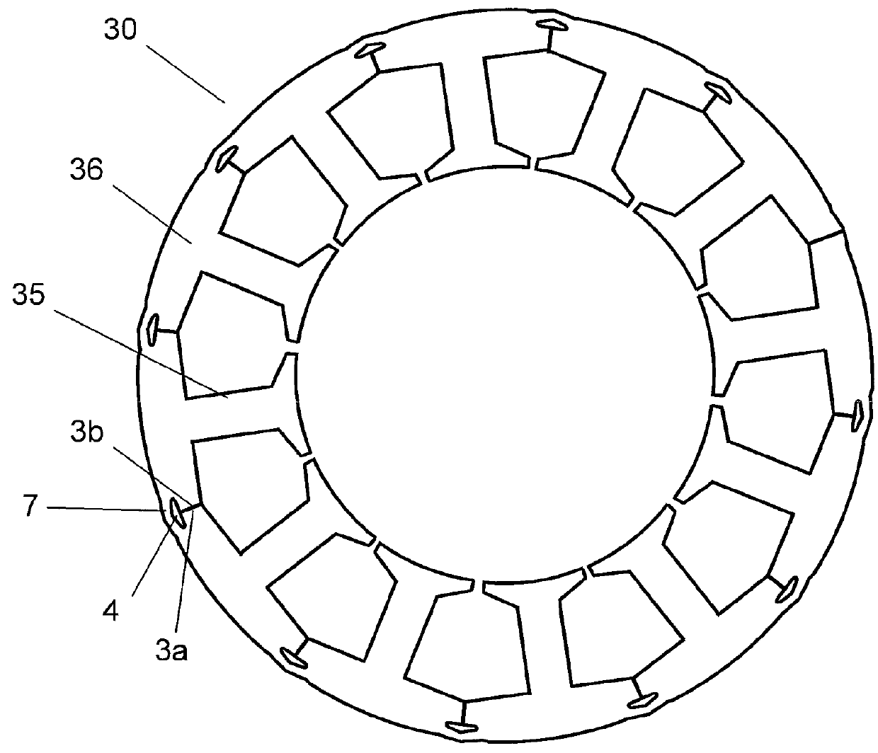 Core material, stator core, and motor provided with stator core