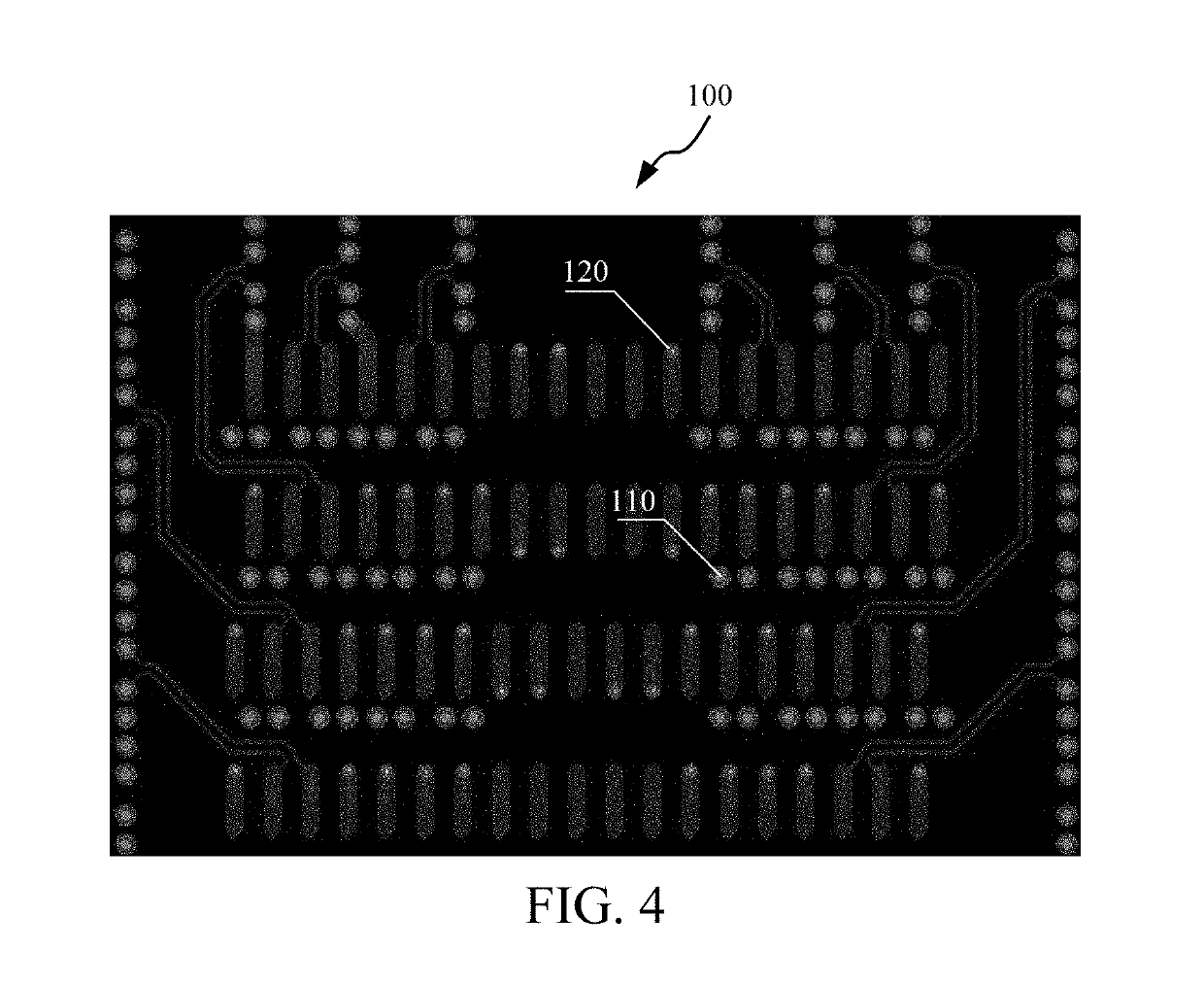 Signal trace fan-out method for double-sided mounting on printed circuit board and printed circuit board