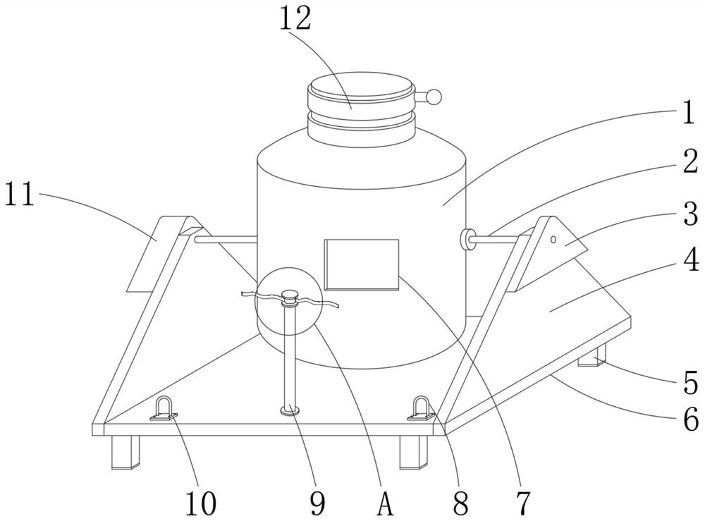 Mixing device for sheep feed processing and using method thereof