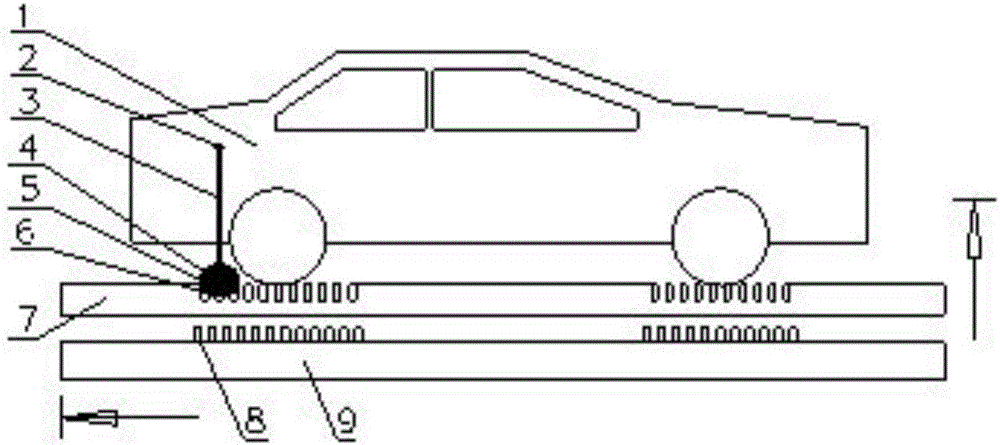 Comb-tooth-type charging device for electric vehicle