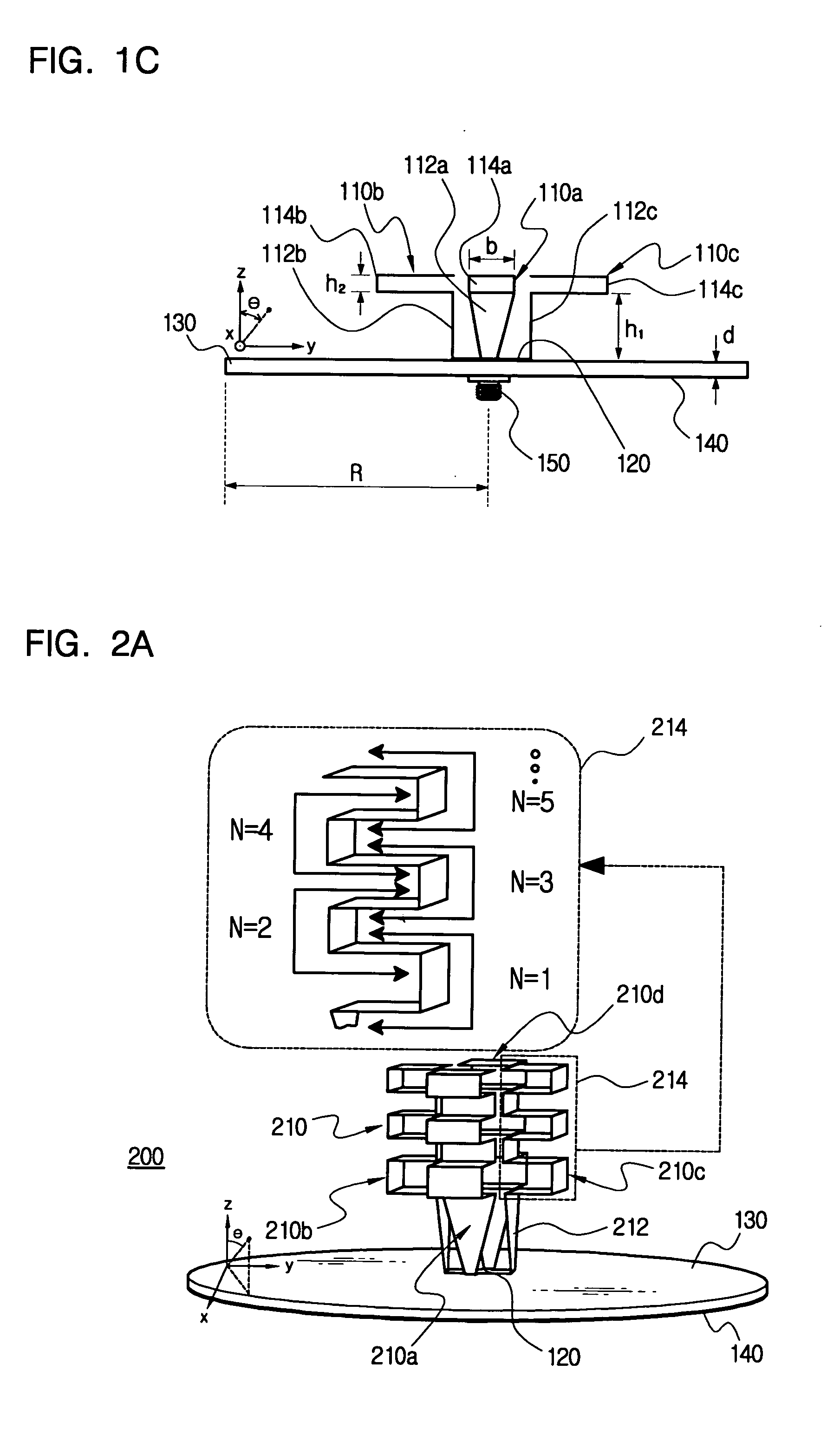 Multiple meander strip monopole antenna with broadband characteristic