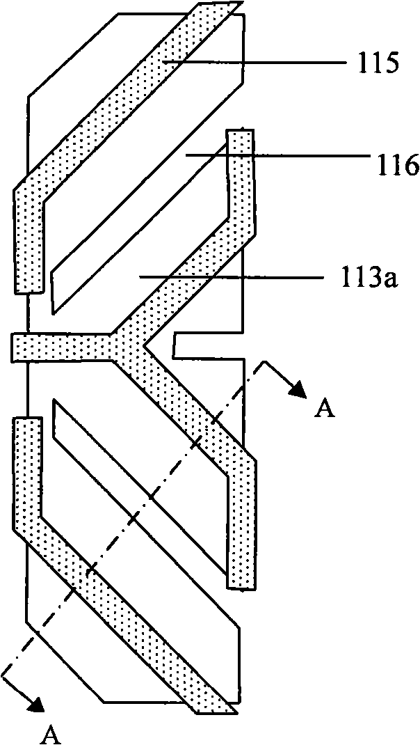 LCD device with multi-domain vertical orientation mode
