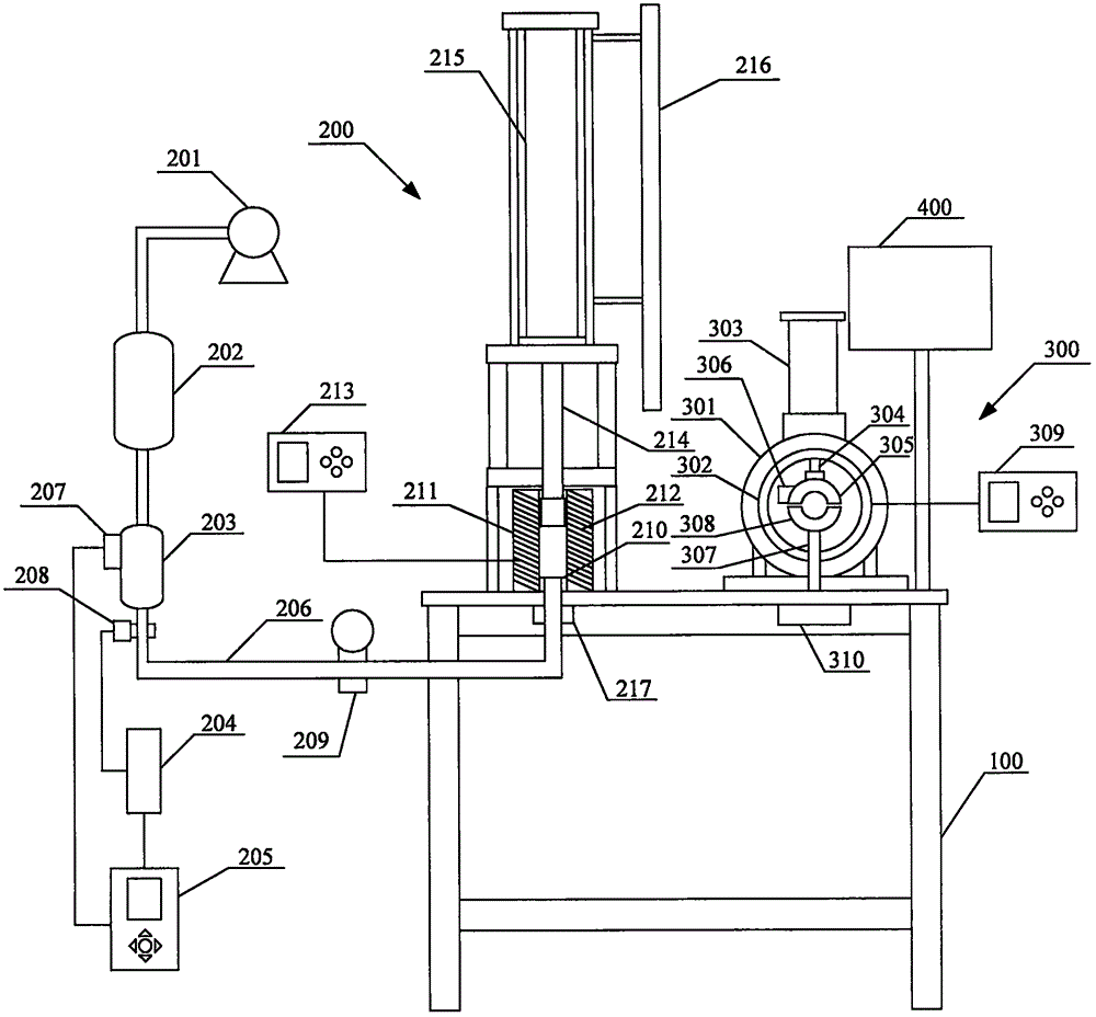 Multi-field coupling similar material characteristic test experiment method