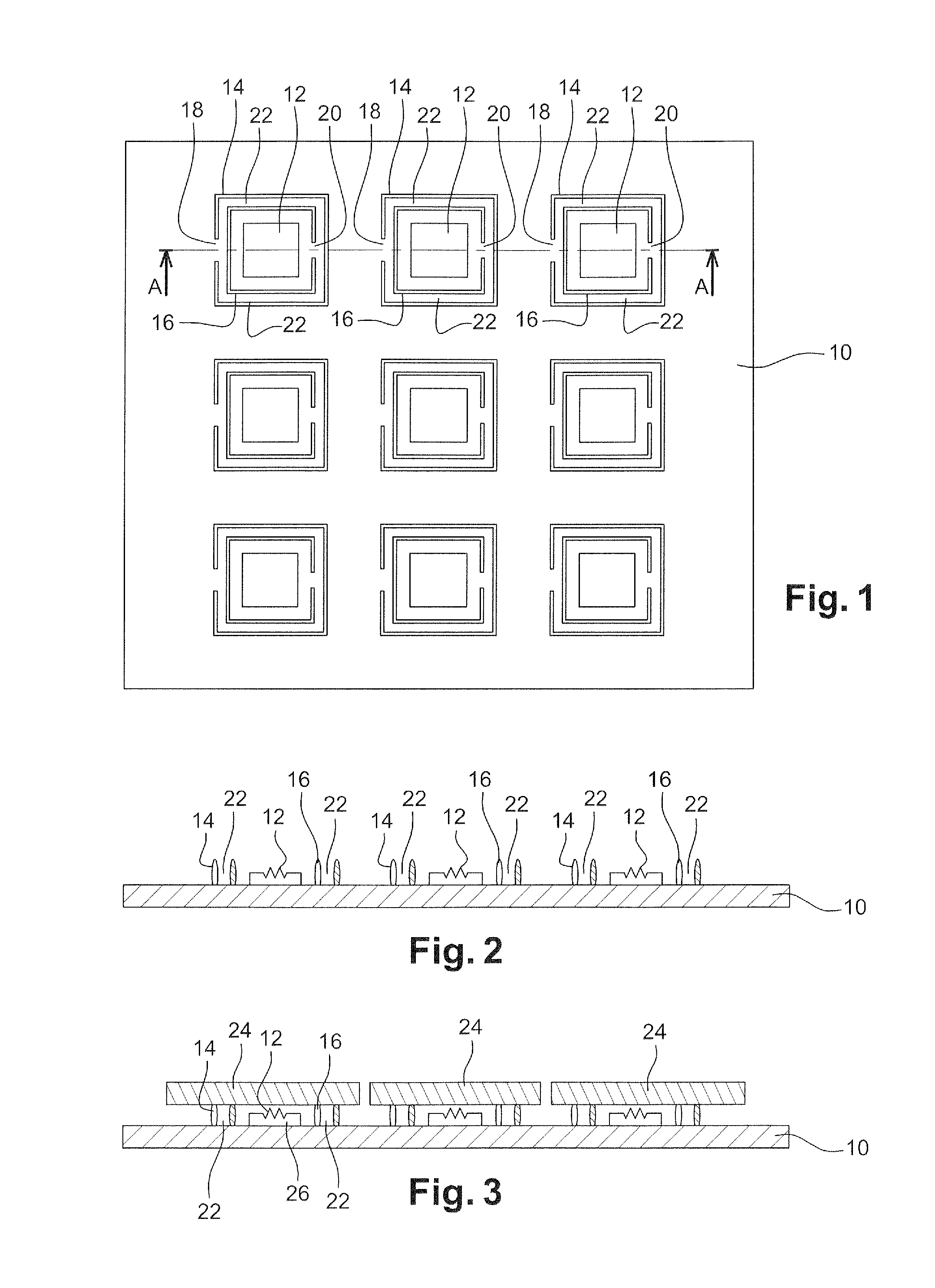 Method of flip-chip hybridization for the forming of tight cavities and systems obtained by such a method